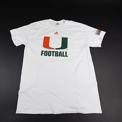 Miami Hurricanes Gildan Ultra Cotton Short Sleeve Shirt Men's White New • $10.24