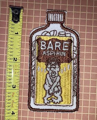 Vintage Wacky Packages  Bare Aspirin  Sew On Patch 4” • $3.50