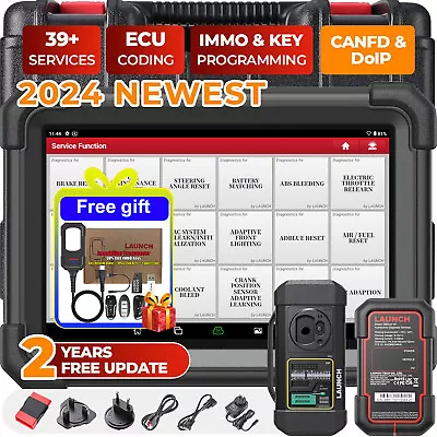 Launch X431 IMMO PLUS PRO 5 Key Programming Tool Full System Diagnostic Scanner • $1235.99