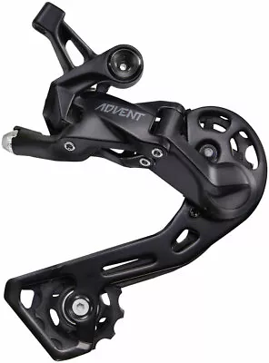 MicroSHIFT ADVENT Rear Derailleur - 9 Speed Medium Cage Black • $49.99