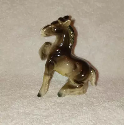 Vintage Wales  Porcelain Horse Figurine Made In Japan 4  Tall  • $9.99