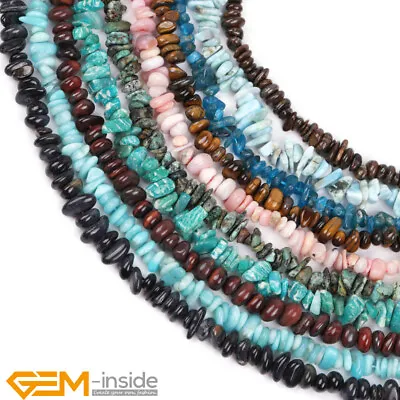 Natural Freeform Chips Nugget 6-7mm Spacer Loose Jewellery Making Beads 15  AU • $3.47