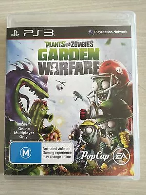 Plantsvs Zombies Garden Warfare PS3 Sony Playstation 3 Game Complete Used • $14.95
