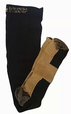 2 PAIRS Miracle Copper Compression Socks Size L/XL By As Seen On TV • $18.54