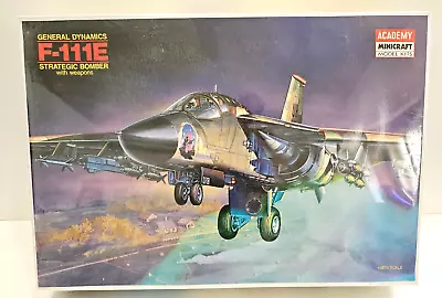 1/48 Academy F-111e Aardvark Strategic Bomber With Weapons #1689 New Sealed • $89.99