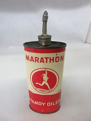 Vintage Advertising Marathon   Handy Oiler Tin   Collectible   D-75 • $95