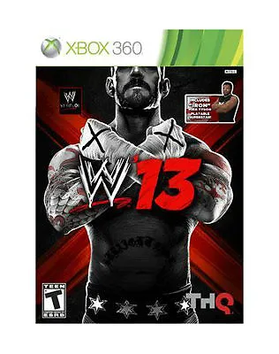 WWE '13 (Microsoft Xbox 360 2012) Case + Man Only • $10