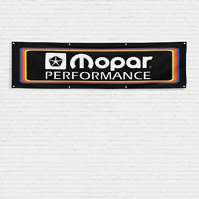 For Mopar Enthusiast 2x8 Ft Flag Garage Wall Decor Racing Banner • $17.99