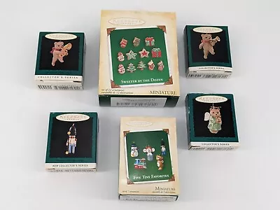 Hallmark Keepsake Christmas Ornament Lot Of 6 Boxed 2 New/Sealed | 90s & 2000s • $15