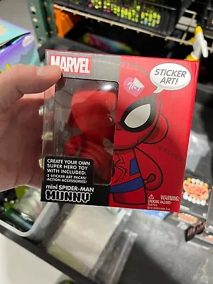 Kidrobot Marvel Mini Munny Spider-Man Figure Do It Yourself Super Hero Vinyl NEW • $9.50