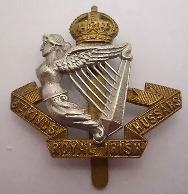 £24.99 • Buy 8th Kings Irish Hussars Genuine Cap Badge 