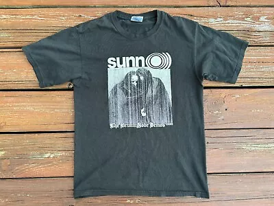 Vintage 1998 Sunn O))) The Grimmrobe Demos Shirt Size Small Black Band Khanate • $49.99