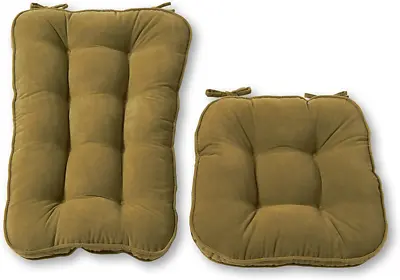 $110.89 • Buy Greendale Home Fashions Hyatt 2-Piece Jumbo Rocking Chair Cushion Set, Fern 