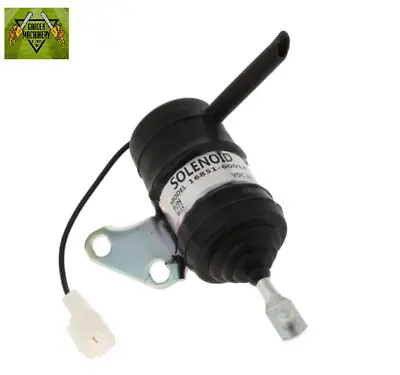 Fuel Shut Off Solenoid : Kubota U15 U17 U10-3 Zd18 Zd21 Zd221 Zd321 Zd323 Zd1011 • £39.98