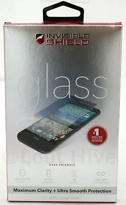 NEW Zagg Invisible-Shield HTC One M9 Phone Case Friendly GLASS SCREEN PROTECTOR • $4.70