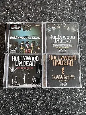 [CD] Job Lot Bundle - Hollywood Undead X 4 Deluxe 2009+ • £9.99