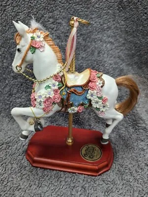 ONCE UPON A CAROUSEL Decorated Merry Go Round Horse SHELDON VAUGHN  Limited 5000 • $31.99