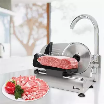 7.5 Blade Electric Meat Slicer Cheese Deli Meat Food Cutter Slicer 110V/150W • $69.99