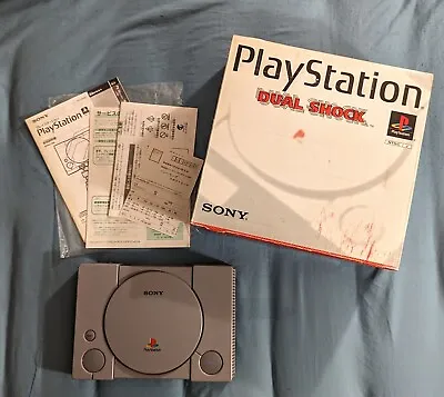 $70 • Buy PS1 PSX PlayStation Console Boxed Sony NTSC-J Japan Region