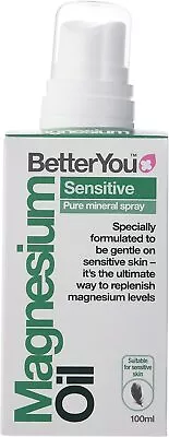 £18.05 • Buy BETTERYOU MAGNESIUM OIL SENSITIVE Skin/Muscle Health 100ml GREAT PRICE