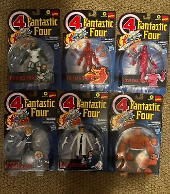 Hasbro Marvel Legends Retro Collection Fantastic Four (Set Of 6) • $41