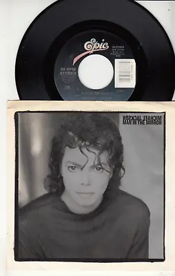 Michael Jackson - Man In The Mirror - Original Epic Records 45 Wps • $7.99