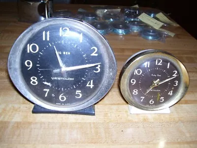 Pair Of Vintage Westclox Big Ben Baby Ben Alarm Clocks • $4.99