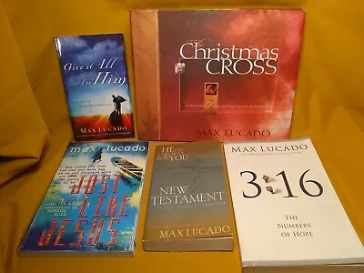 Max Lucado Lot Of 9 God Came Near Just Like Jesus The Gift For All People • $12.99