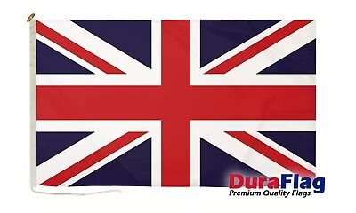 Union Jack Rope & Toggle DuraFlag Premium Quality Flag Boat Flags • £11.99