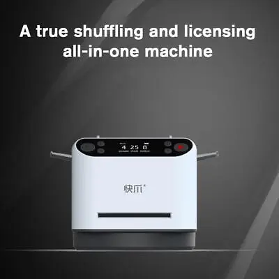2in-1 Automatic Card Shuffler And Dealer Machine 360° Rotating 2Decks-Card Deal • $111.63