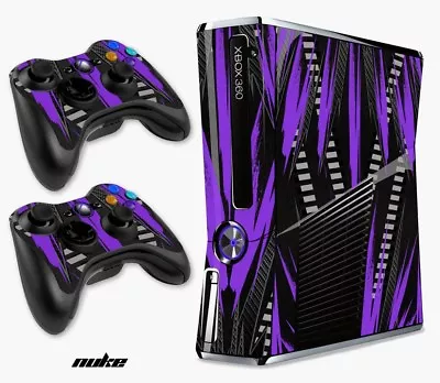 $8.95 • Buy Skin Decal Wrap For Xbox 360 Slim Gaming Console & Controller Xbox 360 S NUKE PU