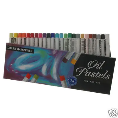 Daler Rowney Artists Oil Pastels Set - 24 Colours • £23.99