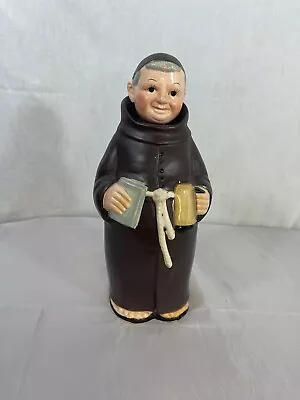 Vintage Friar Monk Hand Painted Decanter W/ Stopper Nikoniko Made In Japan 9.5 A • $18