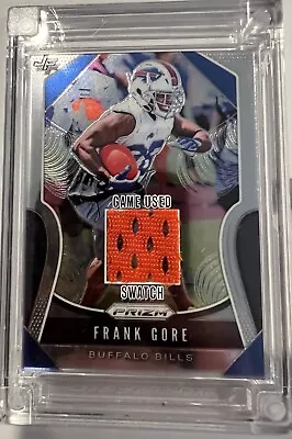Rare🔥frank Gore- Buffalo Bills 2022 Jersey Fusion Game Used Swatch Hurricanes? • $13