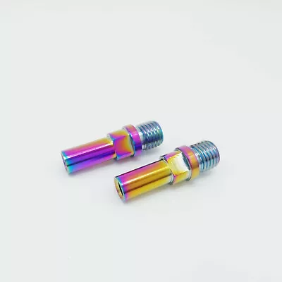 $12.79 • Buy 2PCS M10x1.25 V-Brake Bosses Post 6AL/4V Titanium Ti Gr5 Rainbow Bolts  