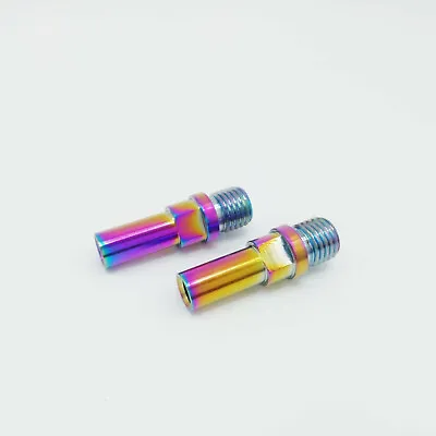 2PCS M10x1.25 V-Brake Bosses Post 6AL/4V Titanium Ti Gr5 Rainbow Bolts   • $13.59