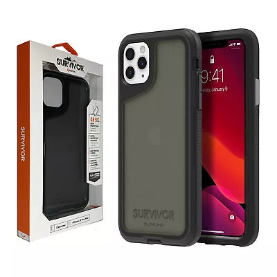 Griffin Survivor Extreme 360 Tough Case Apple IPhone 11 Pro Max Black / Grey • £8.95