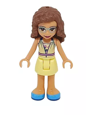 LEGO OLIVIA Bright Light Yellow Dress 41440 FRIENDS Minifigure Frnd350 • $8.99