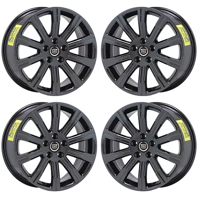 EXCHANGE 18  Cadillac ATS Sedan Black Chrome Wheels Rims Factory OEM GM Set 4705 • $749