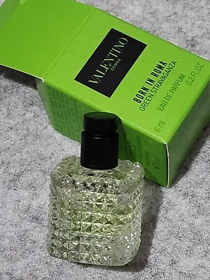 Valentino Born In Roma Green Stavaganza Eau De Parfum 6ml MINI DABBED BOTTLE BN • £16.89