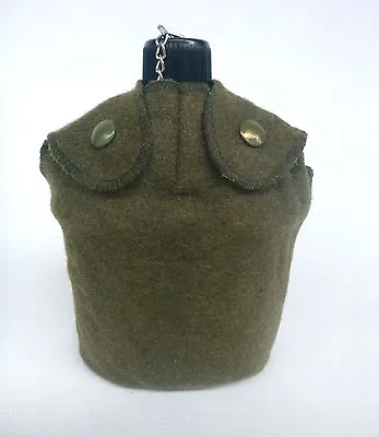 Woolen Canteen Cover - Early 1960's Vietnam - Un-Issued Good Quality Wool Cover • $14.95