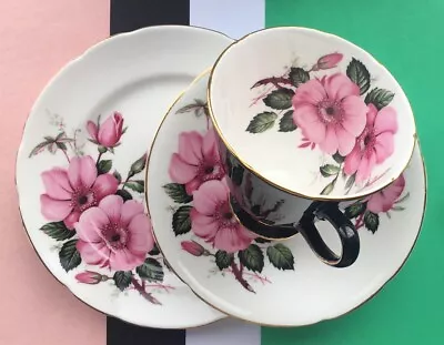 Vintage Sampson Smith Old Royal Bone China Tea TrioTeacup Saucer &Tea Plate🌺 • £14.95