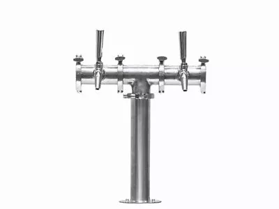 Beer Font Tower Double Tap Modular Beer Font With Tap Keg King • $536.97