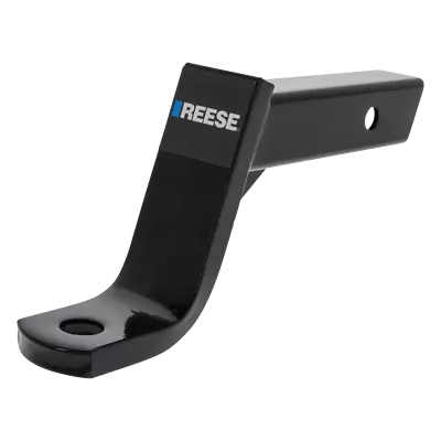 Reese Trailer Hitch Ball Mount 5000 Lbs For 2  Receiver 5-1/4 In Drop Black • $40.57