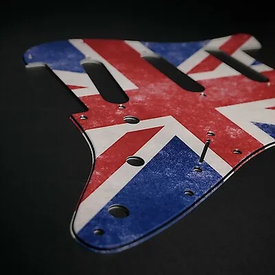 £68.21 • Buy Fender Strat Custom Graphic Pickguard 8 11Hole Union Jack UK Flag By Stormguitar