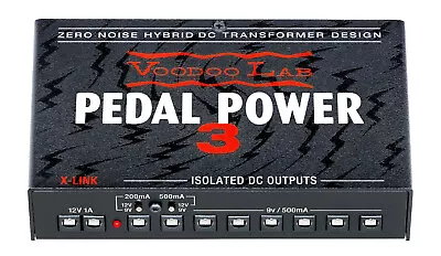 Voodoo Lab Pedal Power 3 BRAND NEW WITH WARRANTY! FREE PRIORITY S&H IN U.S.! • $229.99