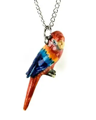 Little Critterz Porcelain Macaw Pendant 120062 • $20.21