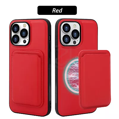 For IPhone 15 14 13 12 11 Pro XS MAX XR 8 Plus SE Case Magsafe With Card Holder • $11.95