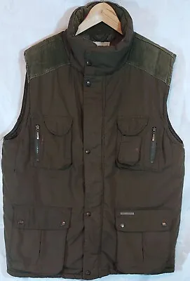 CHAMPION Vtg Men's Thickly Padded Body Warmer Gilet SHOOTING/ FISHING Size LARGE • £12.95
