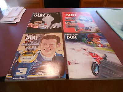 Vintage Indianapolis 500 Year Book Lot Of 4 1976 1979 1981 And 1985 • $15.95